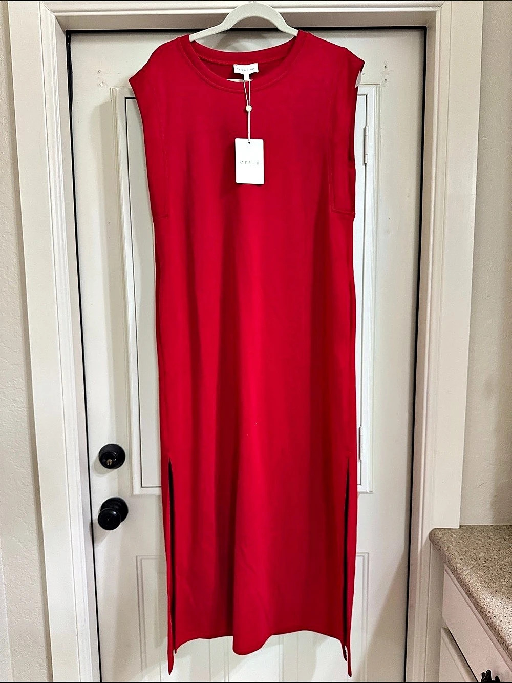 entro Red Maxi Dress